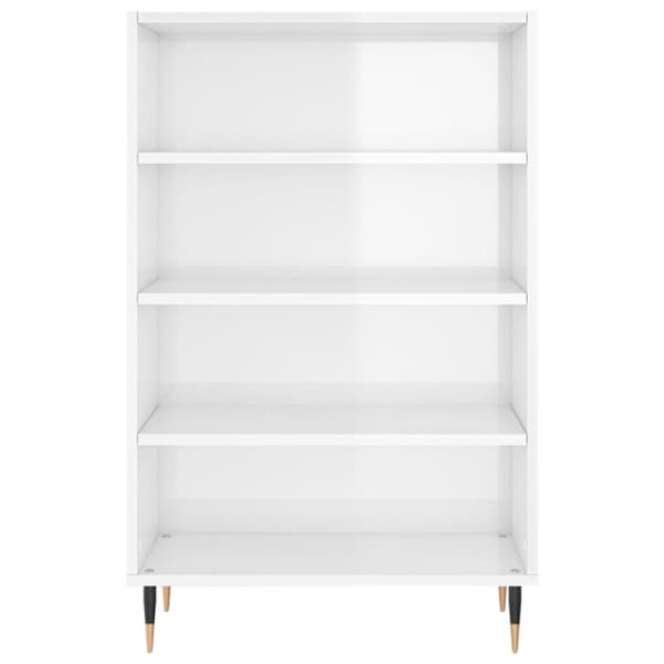 vidaXL skab 57x35x90 cm konstrueret træ hvid højglans -  Skænke