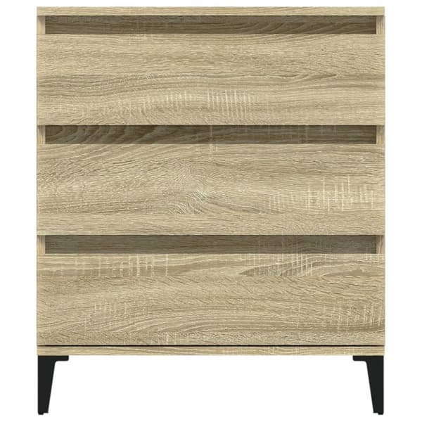 vidaXL Senkki Sonoma tammi 60x35x70 cm tekninen puu - Tarjoilupöydät & senkit