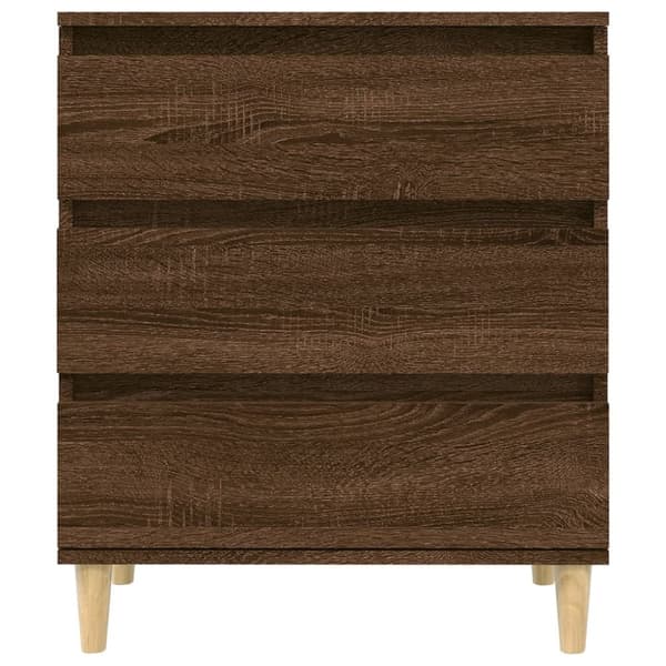 vidaXL Byrå brun ek 60x35x70 cm konstruerat trä - Skänkar & serveringsbord