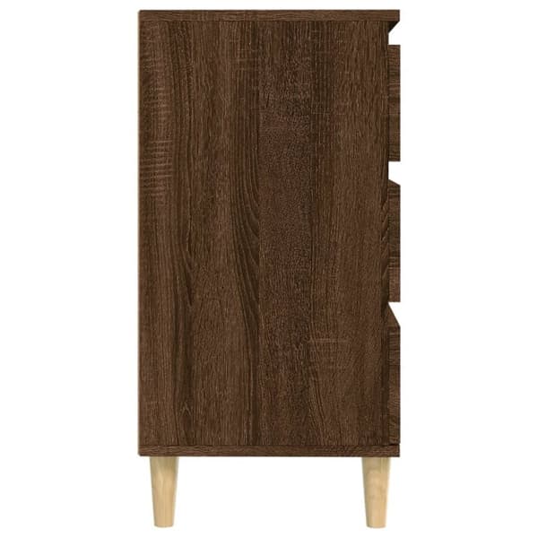 vidaXL Byrå brun ek 60x35x70 cm konstruerat trä - Skänkar & serveringsbord
