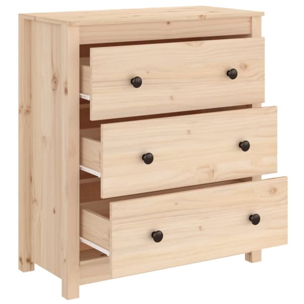 vidaXL Senkki 70x35x80 cm täysi mänty - Tarjoilupöydät & senkit