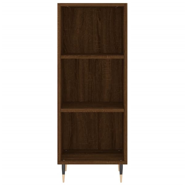 vidaXL skab 34,5x34x180 cm konstrueret træ brun egetræsfarve -  Skænke