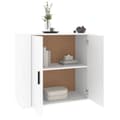 Miniatyrbild 7 av 11: vidaXL Skänk vit 80x33x70 cm konstruerat trä -  Skänkar & serveringsbord