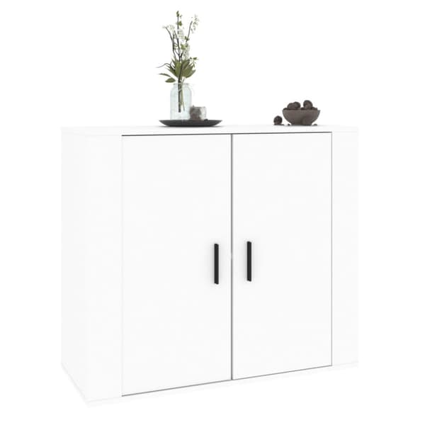 vidaXL Skänk vit 80x33x70 cm konstruerat trä - Skänkar & serveringsbord