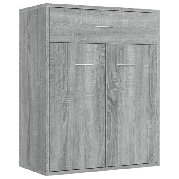 vidaXL skænk 60x30x75 cm konstrueret træ grå sonoma-eg - Skænke