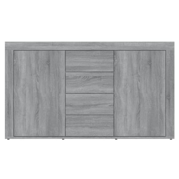 vidaXL Senkki harmaa Sonoma 120x36x69 cm tekninen puu - Tarjoilupöydät & senkit