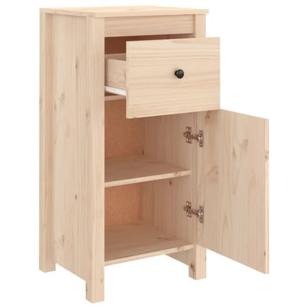 vidaXL Skänkar 2 st 40x35x80 cm massiv furu - Skänkar & serveringsbord