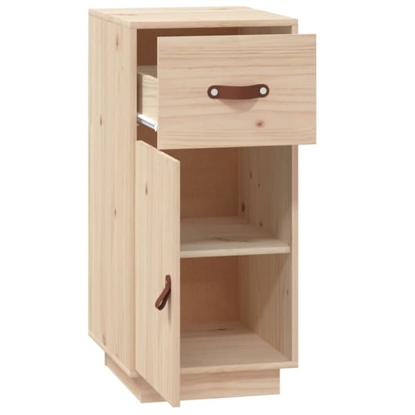 vidaXL skænk 34x40x75 cm massivt fyrretræ -  Skænke