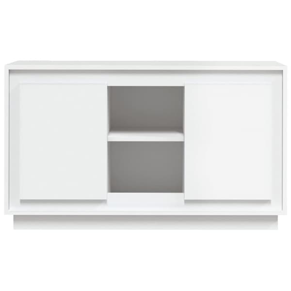vidaXL Byrå vit 102x35x60 cm konstruerat trä - Skänkar & serveringsbord