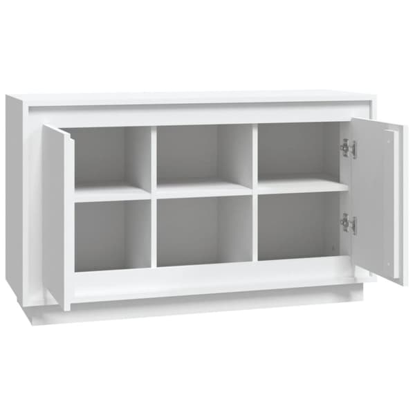 vidaXL Byrå vit 102x35x60 cm konstruerat trä - Skänkar & serveringsbord