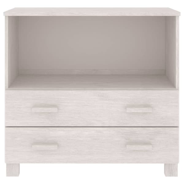 vidaXL Sivupöytä HAMAR valkoinen 85x35x80 cm täysi mänty -  Tarjoilupöydät & senkit