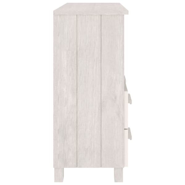vidaXL Sivupöytä HAMAR valkoinen 85x35x80 cm täysi mänty -  Tarjoilupöydät & senkit