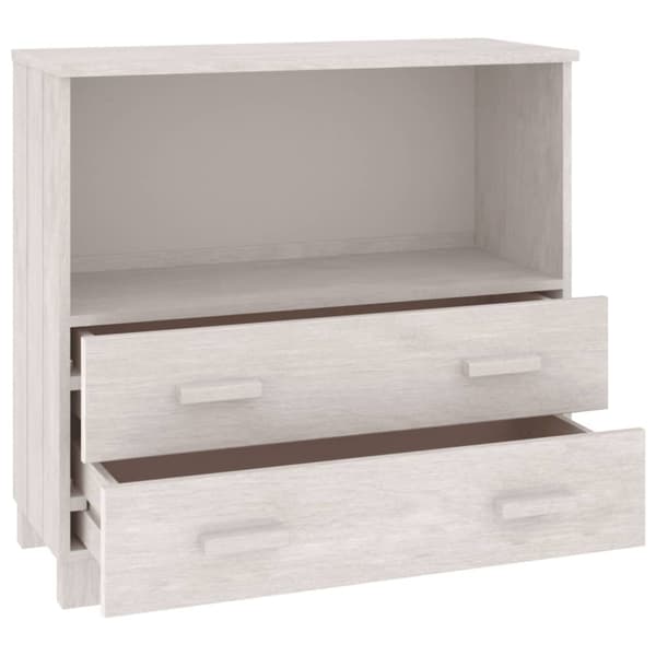vidaXL Sivupöytä HAMAR valkoinen 85x35x80 cm täysi mänty -  Tarjoilupöydät & senkit