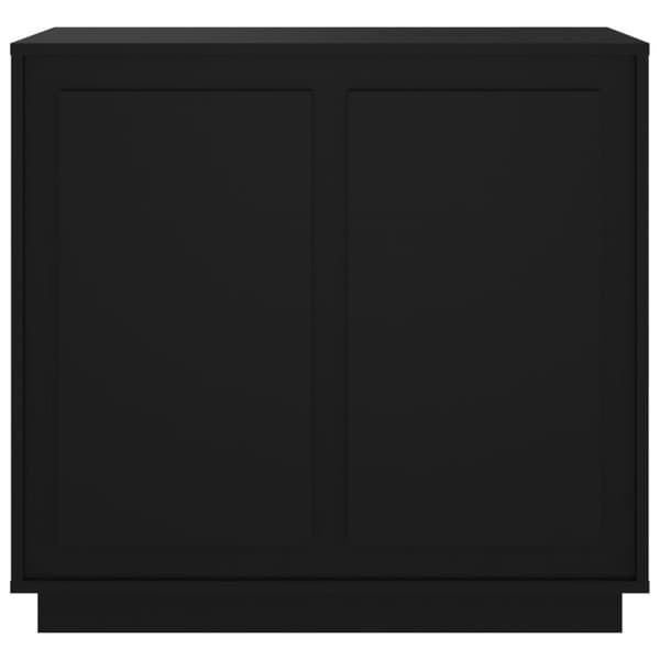 vidaXL skænk 80x34x75 cm konstrueret træ sort - Skænke