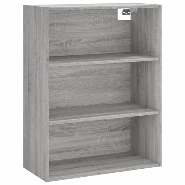 vidaXL Kaappi harmaa Sonoma 69,5x34x180 cm tekninen puu - Tarjoilupöydät & senkit