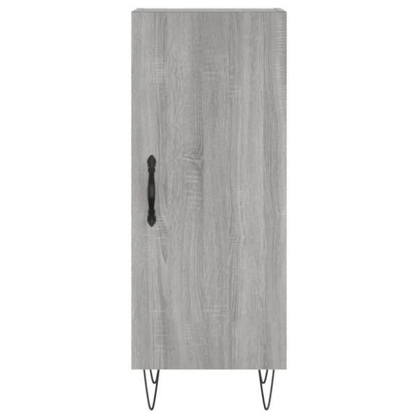 vidaXL Högskåp grå sonoma 34,5x34x180 cm konstruerat trä - Skänkar & serveringsbord