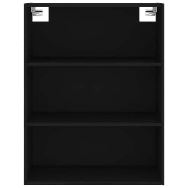 vidaXL højskab 69,5x34x180 cm konstrueret træ sort - Skænke