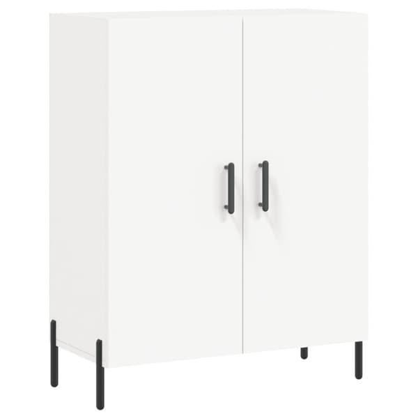 vidaXL højskab 69,5x34x180 cm konstrueret træ hvid - Skænke