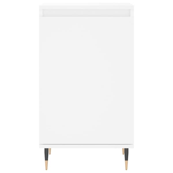 vidaXL skænk 40x35x70 cm konstrueret træ hvid -  Skænke