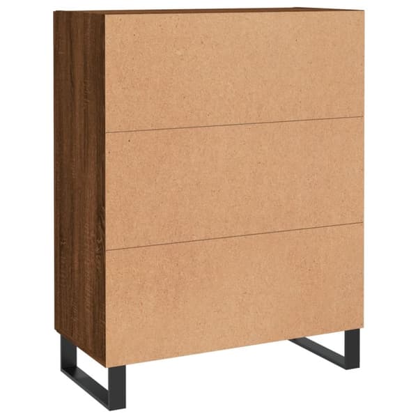 vidaXL Senkki ruskea tammi 69,5x34x90 cm tekninen puu - Tarjoilupöydät & senkit
