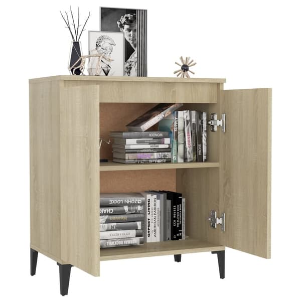 vidaXL skænk 60x35x70 cm konstrueret træ sonoma-eg -  Skænke