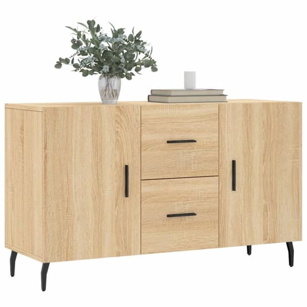 vidaXL Senkki Sonoma-tammi 100x36x60 cm tekninen puu -  Tarjoilupöydät & senkit