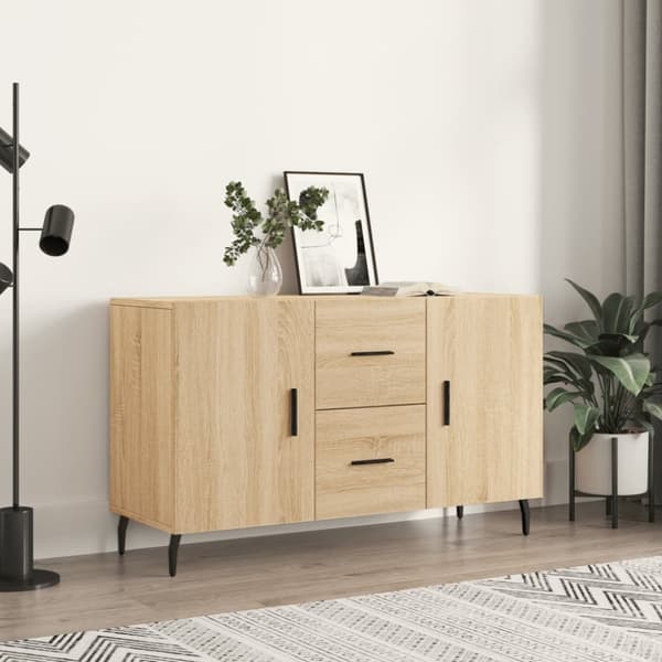 vidaXL skænk 100x36x60 cm konstrueret træ sonoma-eg -  Skænke