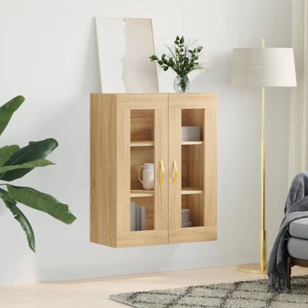 vidaXL væghængt skab 69,5x34x90 cm konstrueret træ sonoma-eg -  Skænke