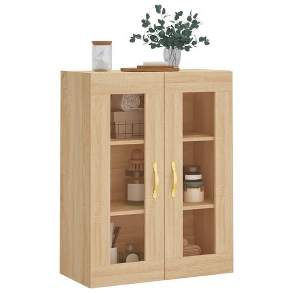 vidaXL væghængt skab 69,5x34x90 cm konstrueret træ sonoma-eg -  Skænke
