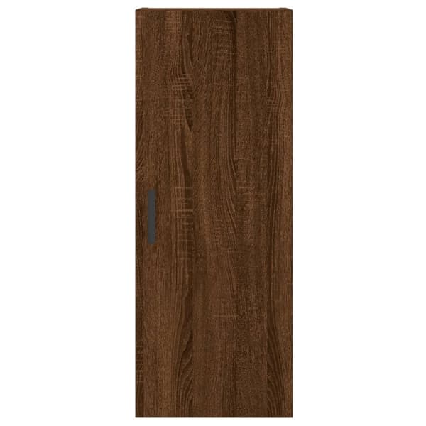 vidaXL Högskåp brun ek 34,5x34x180 cm konstruerat trä - Skänkar & serveringsbord