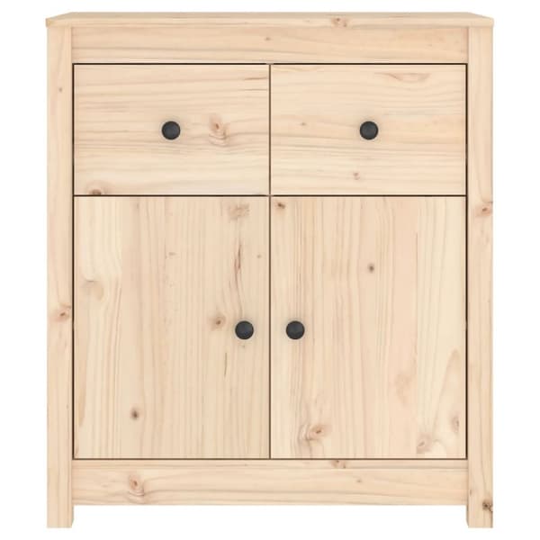 vidaXL Skänk 70x35x80 cm massiv furu - Skänkar & serveringsbord