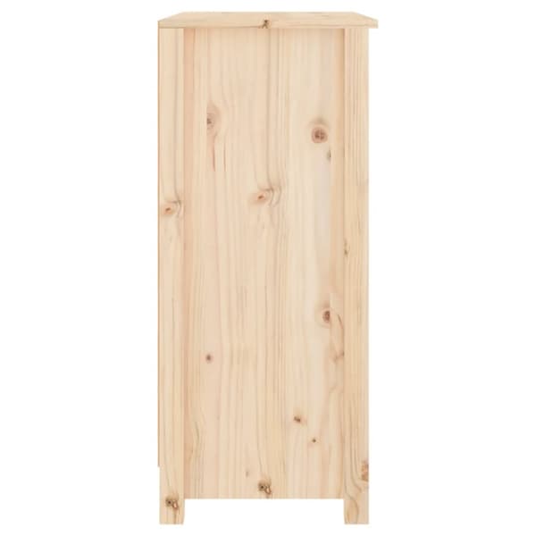 vidaXL Skänk 70x35x80 cm massiv furu - Skänkar & serveringsbord