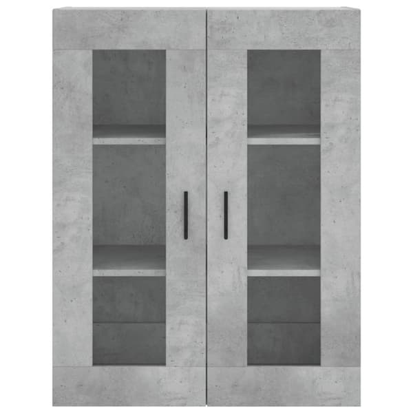 vidaXL Väggskåp betonggrå 69,5x34x90 cm -  Skänkar & serveringsbord