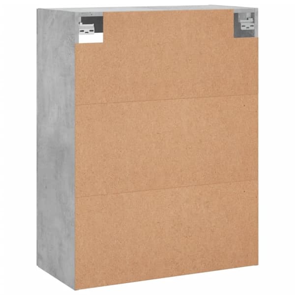 vidaXL Väggskåp betonggrå 69,5x34x90 cm -  Skänkar & serveringsbord