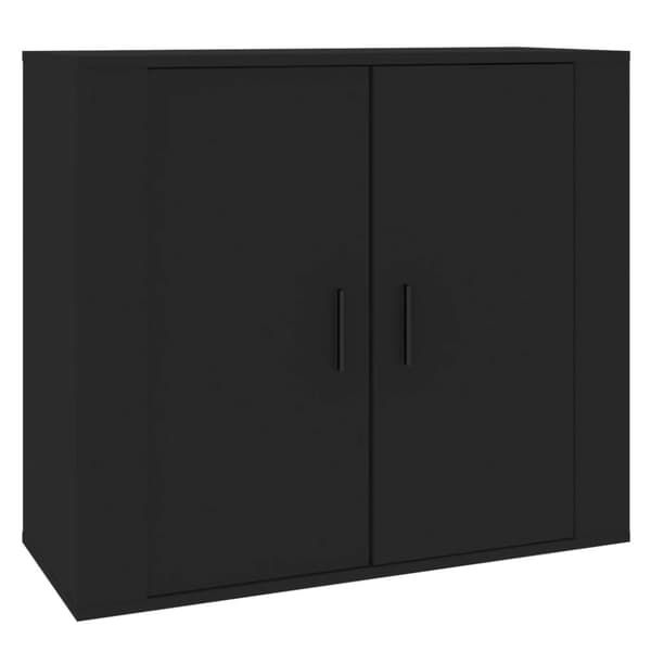 vidaXL skænk 80x33x70 cm konstrueret træ sort -  Skænke