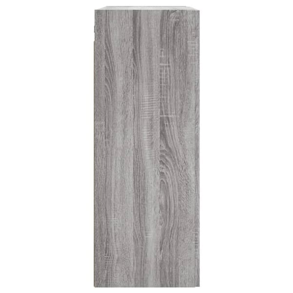 vidaXL Seinäkiinnitettävä kaappi harm Sonoma 69,5x34x90cm tekninen puu - Tarjoilupöydät & senkit