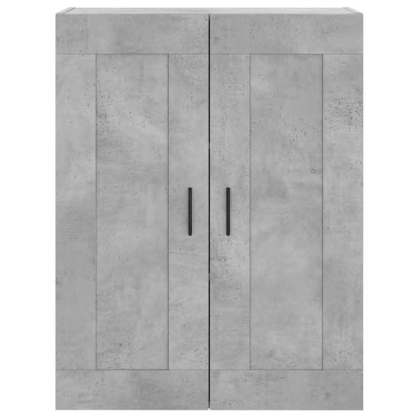 vidaXL Väggskåp betonggrå 69,5x34x90 cm konstruerat trä - Skänkar & serveringsbord