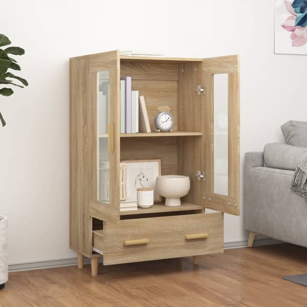 vidaXL skab 70x31x115 cm konstrueret træ sonoma-eg - Skænke