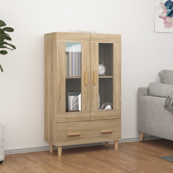 vidaXL skab 70x31x115 cm konstrueret træ sonoma-eg - Skænke
