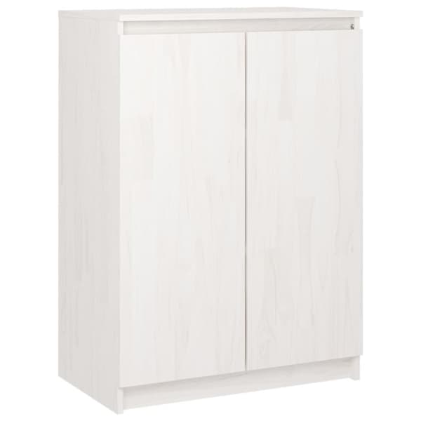 vidaXL Senkki valkoinen 60x36x84 cm täysi mänty -  Tarjoilupöydät & senkit