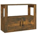 Pikkukuva 3 / 11: vidaXL Senkki savutammi 80x30x60 cm tekninen puu -  Tarjoilupöydät & senkit