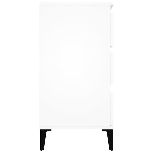 vidaXL skænk 60x35x70 cm konstrueret træ hvid -  Skænke