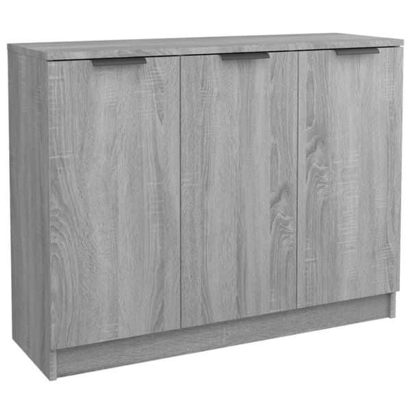 vidaXL Senkki harmaa Sonoma 90,5x30x70 cm tekninen puu -  Tarjoilupöydät & senkit
