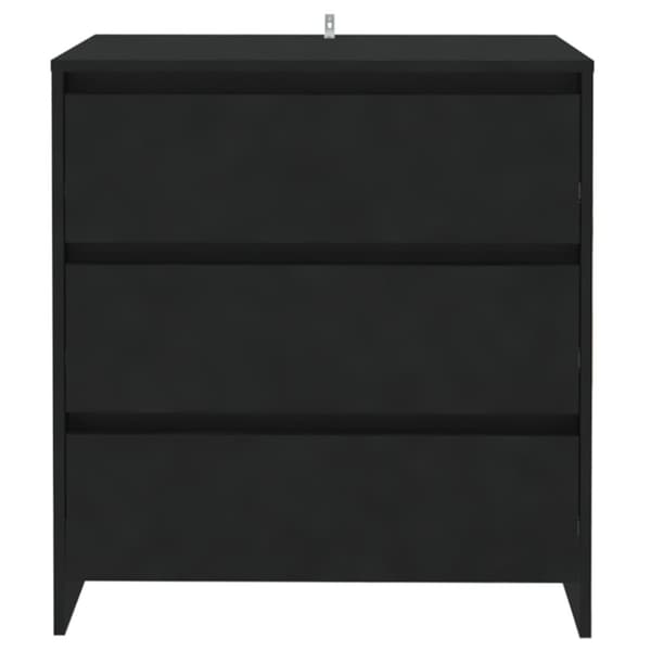 vidaXL Senkki musta 70x41x75 cm tekninen puu - Tarjoilupöydät & senkit