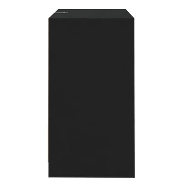 vidaXL Senkki musta 70x41x75 cm tekninen puu - Tarjoilupöydät & senkit
