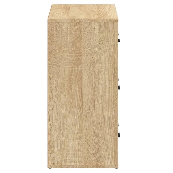 vidaXL Skänk 2 delar Sonoma ek konstruerat trä -  Skänkar & serveringsbord