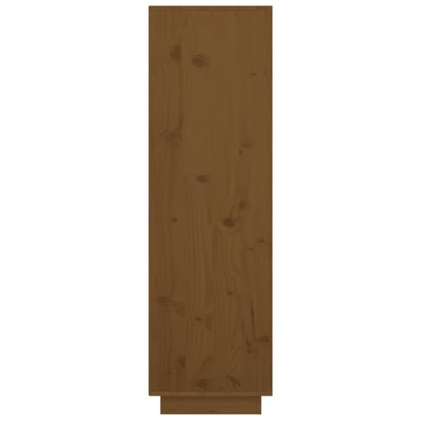 vidaXL Kaappi hunajanruskea 38x35x117 cm täysi mänty -  Tarjoilupöydät & senkit