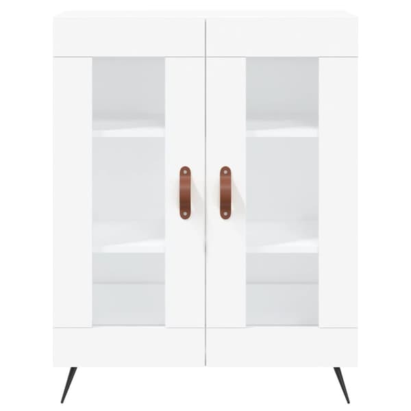 vidaXL højskab 69,5x34x180 cm konstrueret træ hvid - Skænke