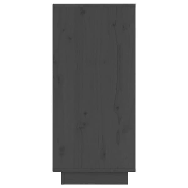 vidaXL skænke 2 stk. 31,5x34x75 cm massivt fyrretræ grå -  Skænke