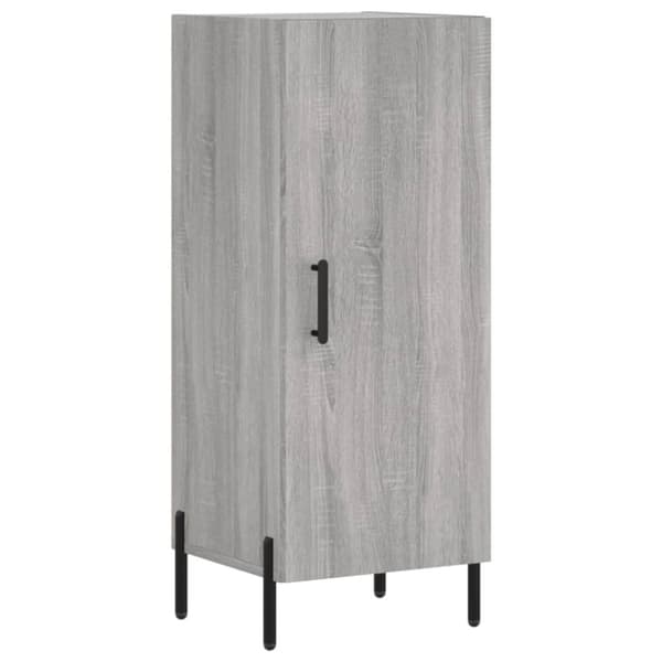 vidaXL Kaappi harmaa Sonoma 34,5x34x180 cm tekninen puu -  Tarjoilupöydät & senkit